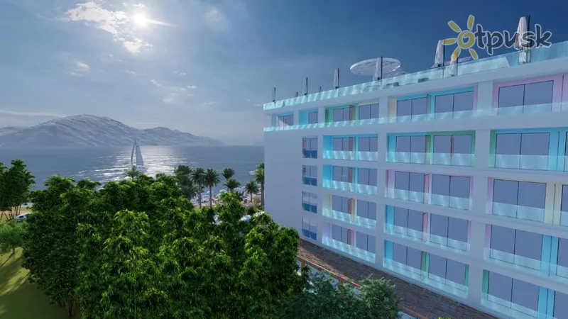 Фото отеля Morina Beach Hotel 4* Vlore Albanija išorė ir baseinai