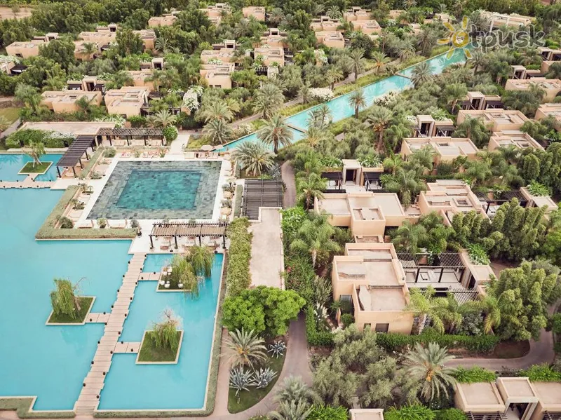 Фото отеля Mandarin Oriental Marrakech 5* Марракеш Марокко экстерьер и бассейны