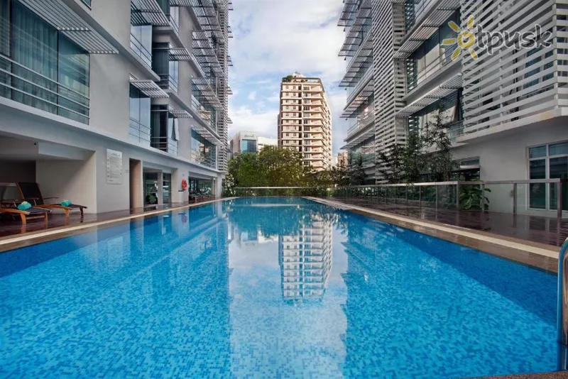 Фото отеля Parkroyal Serviced Suites Kuala Lumpur 4* Куала-Лумпур Малайзия экстерьер и бассейны