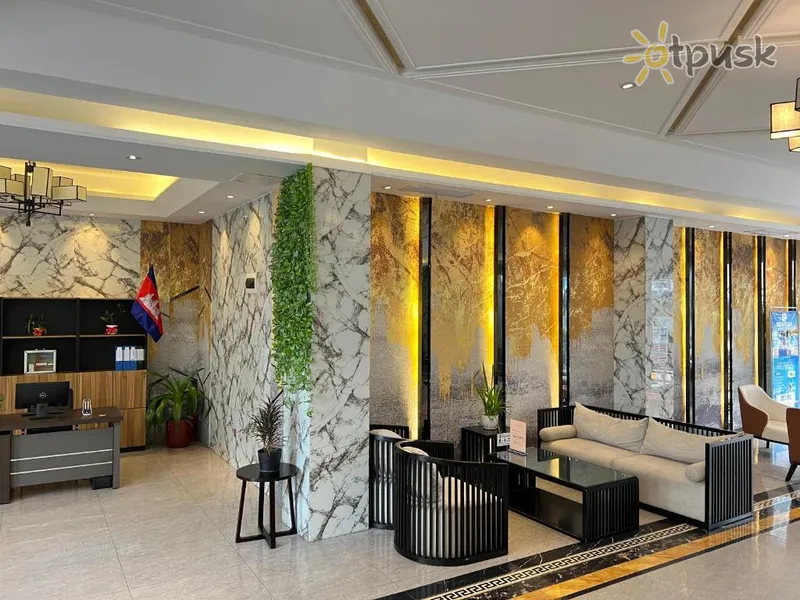 Фото отеля Le Chen Miiya Hotel 4* Сиануквиль Камбоджа лобби и интерьер