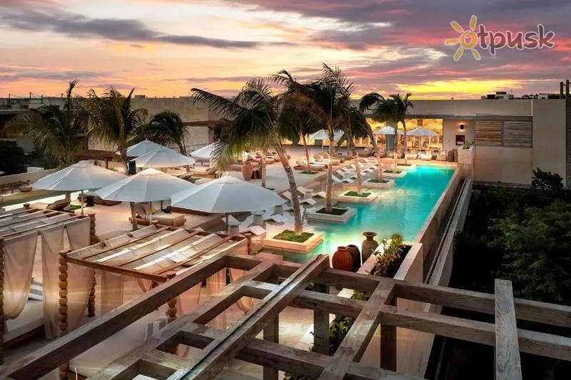 Фото отеля Motto by Hilton Tulum 4* Ривьера Майя Мексика экстерьер и бассейны