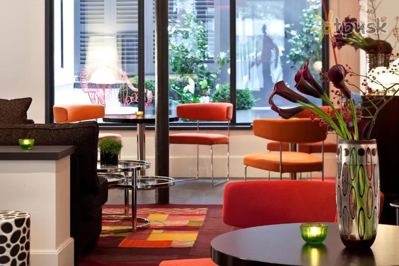 Фото отеля Marais Bastille Hotel 3* Париж Франция лобби и интерьер