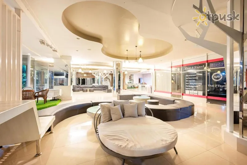 Фото отеля J A Plus Hotel 4* Pataja Tailandas fojė ir interjeras