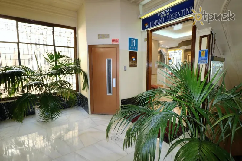 Фото отеля Hispano Argentino Gran Via Hostal 3* Мадрид Испания лобби и интерьер