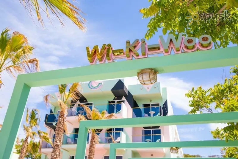 Фото отеля Wi-Ki-Woo Boutique Aparthotel 2* о. Ибица Испания экстерьер и бассейны