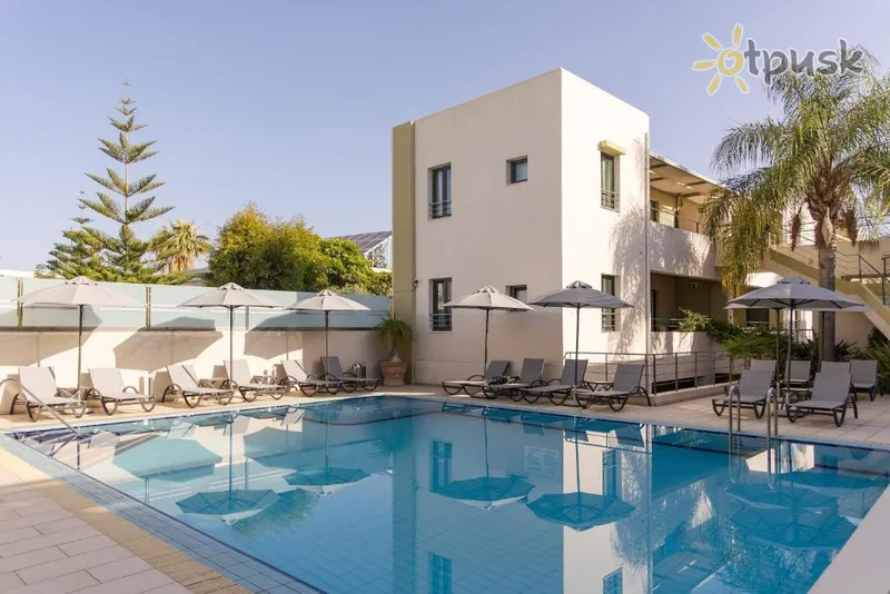 Фото отеля Athina Beach Hotel 3* о. Крит – Ханья Греция экстерьер и бассейны