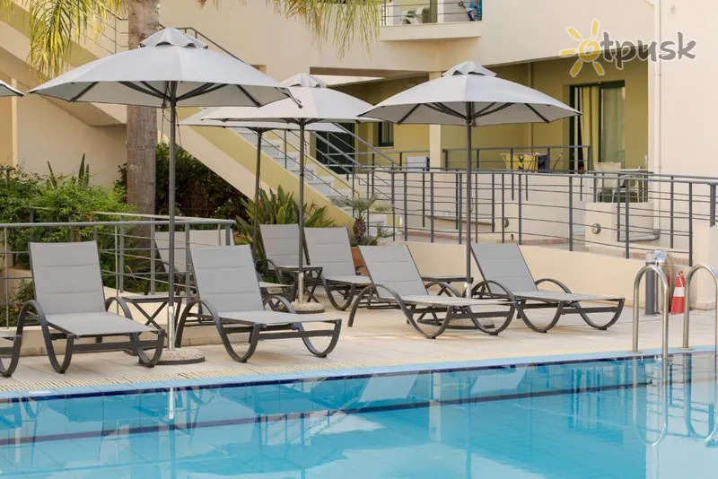 Фото отеля Athina Beach Hotel 3* о. Крит – Ханья Греция экстерьер и бассейны