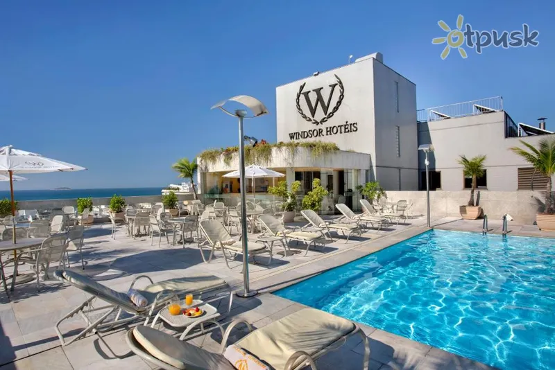 Фото отеля Windsor Plaza Copacabana 3* Rio de Žaneiras Brazilija išorė ir baseinai