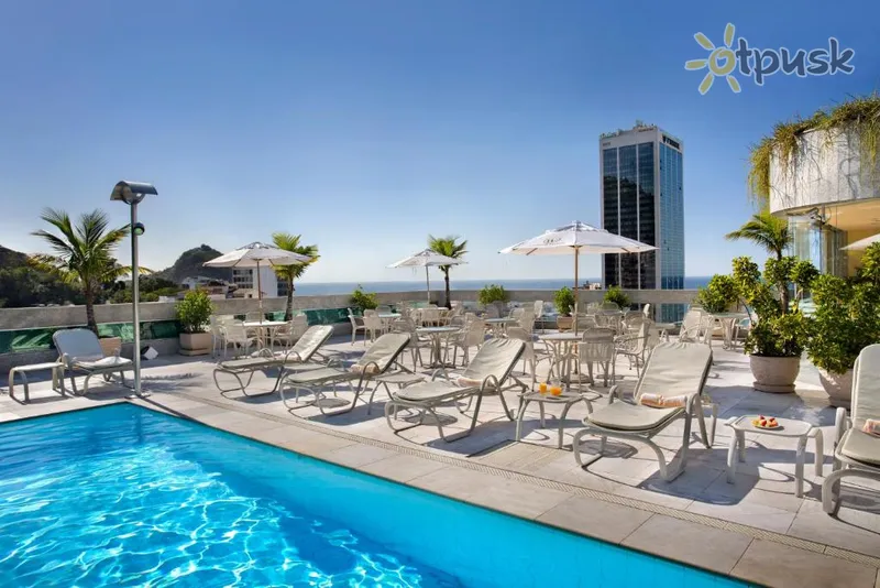 Фото отеля Windsor Plaza Copacabana 3* Rio de Žaneiras Brazilija išorė ir baseinai