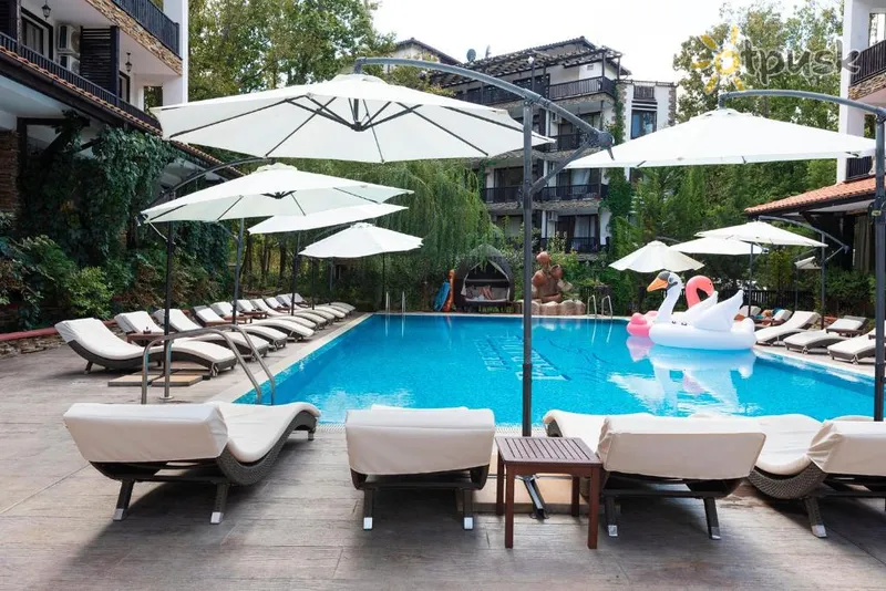Фото отеля The Green Paradise Complex 3* Приморско Болгария экстерьер и бассейны