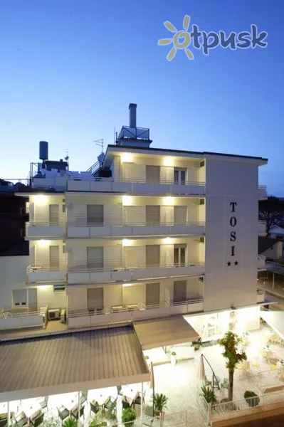 Фото отеля Tosi Riccione Hotel 2* Riminis Italija išorė ir baseinai