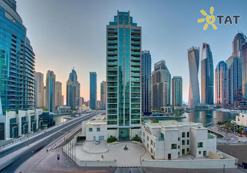 Фото отеля Marina Hotel Apartments 4* Dubaija AAE ārpuse un baseini