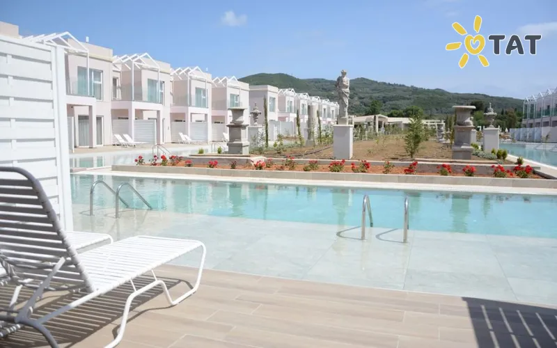 Фото отеля Sandy Villas 5* о. Корфу Греция экстерьер и бассейны