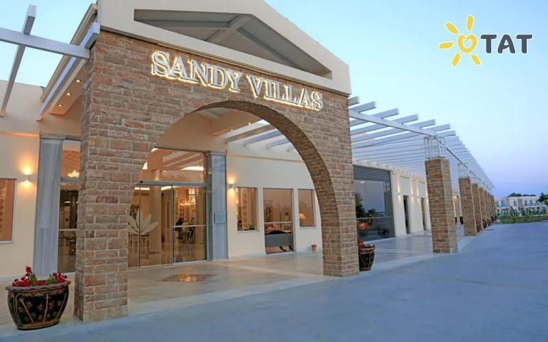Фото отеля Sandy Villas 5* о. Корфу Греция экстерьер и бассейны