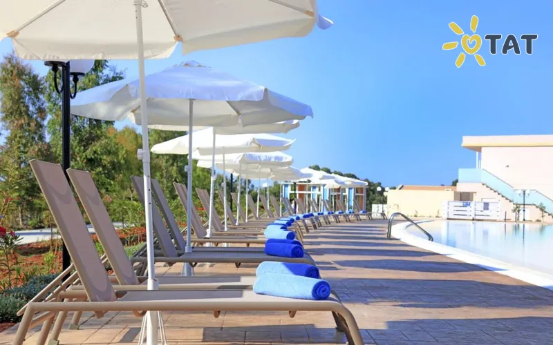 Фото отеля Sandy Villas 5* о. Корфу Греция экстерьер и бассейны