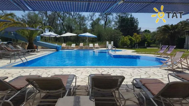 Фото отеля Nychterida Pension 3* о. Корфу Греция экстерьер и бассейны