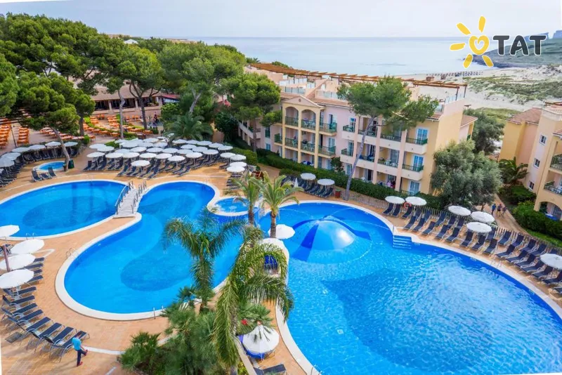 Фото отеля Zafiro Cala Mesquida 4* о. Майорка Испания экстерьер и бассейны