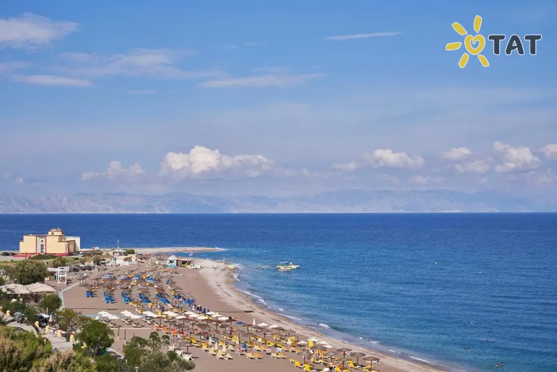 Фото отеля Aquamare City & Beach Hotel 3* о. Родос Греция экстерьер и бассейны