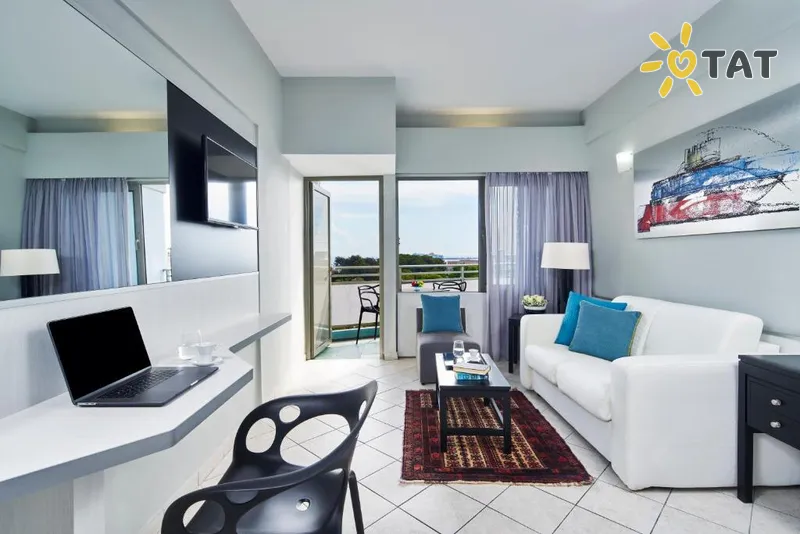 Фото отеля Aquamare City & Beach Hotel 3* о. Родос Греция экстерьер и бассейны