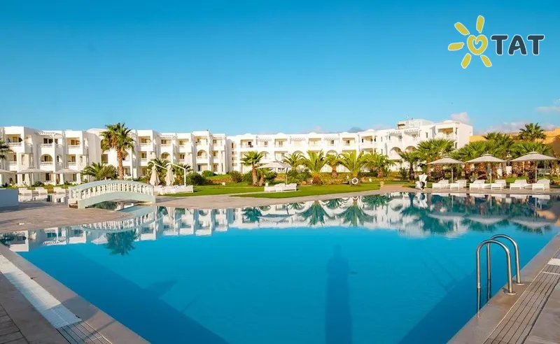 Фото отеля Cap Bon Kelibia Beach Hotel & Spa 4* Хаммамет Тунис экстерьер и бассейны