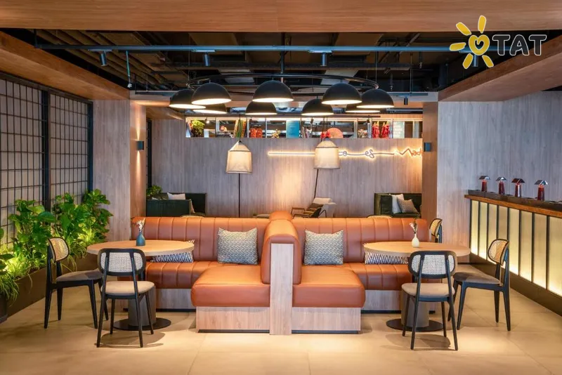 Фото отеля Innside Madrid Valdebebas 4* Мадрид Испания лобби и интерьер