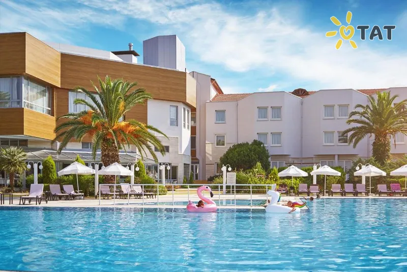 Фото отеля Richmond Pamukkale Thermal 5* Памуккале Турция экстерьер и бассейны