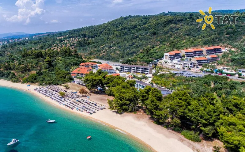 Фото отеля Lagomandra Hotel & Spa 4* Halkidiki — Sitonija Grieķija ārpuse un baseini