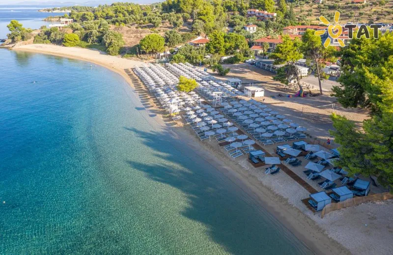 Фото отеля Lagomandra Hotel & Spa 4* Halkidiki — Sitonija Grieķija pludmale