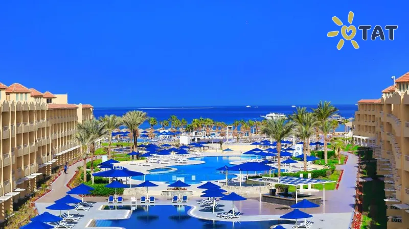 Фото отеля Amwaj Beach Club Abu Soma 4* Somos įlanka Egiptas išorė ir baseinai