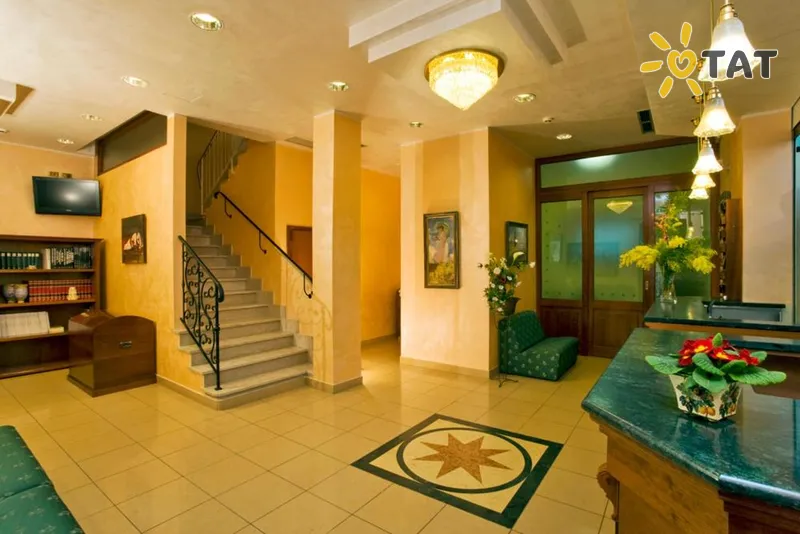 Фото отеля Andrea's Hotel 3* Rimini Itālija vestibils un interjers