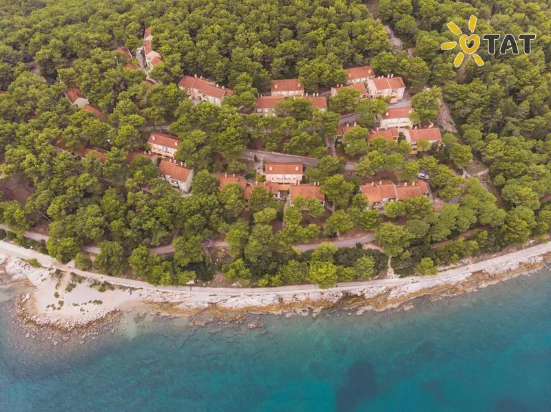 Фото отеля Zelena Punta 3* Zadaras Kroatija išorė ir baseinai