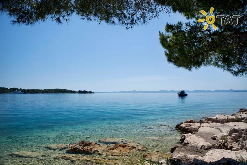 Фото отеля Zelena Punta 3* Zadaras Kroatija papludimys