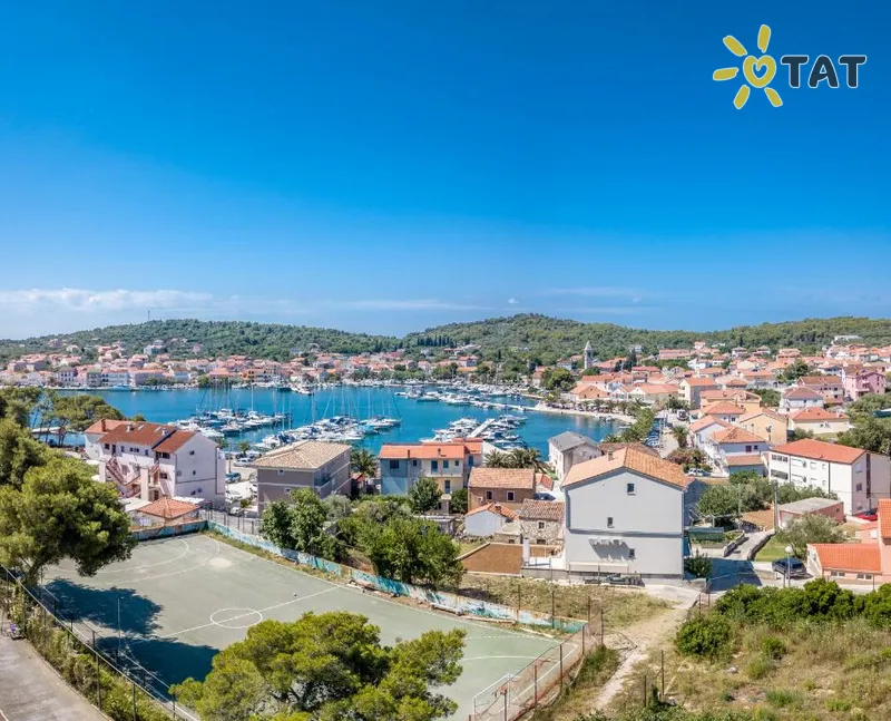 Фото отеля Zelena Punta 3* Zadaras Kroatija išorė ir baseinai