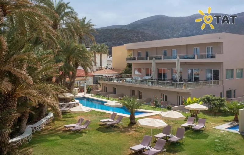 Фото отеля Zeus Hotels Palm Beach 3* о. Крит – Ираклион Греция экстерьер и бассейны