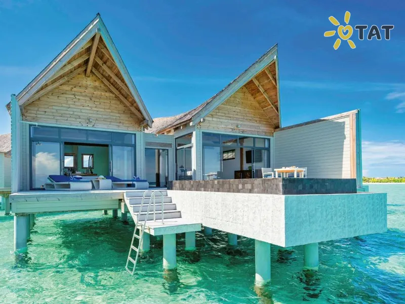 Фото отеля Kuredhivaru Resort & Spa Maldives 5* Nunu atols Maldīvija ārpuse un baseini