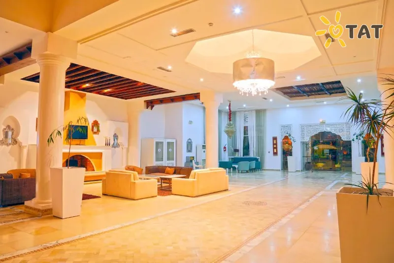 Фото отеля Hello Yasmine Hotel 4* Хаммамет Тунис лобби и интерьер