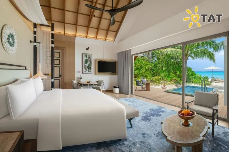 Фото отеля JW Marriott Maldives Kaafu Atoll Island Resort 5* Северный Мале Атолл Мальдивы номера