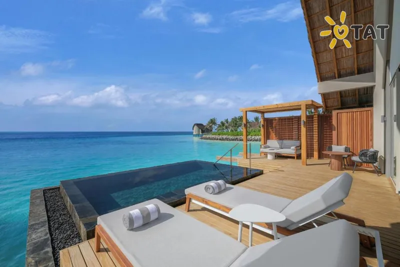 Фото отеля JW Marriott Maldives Kaafu Atoll Island Resort 5* Северный Мале Атолл Мальдивы экстерьер и бассейны