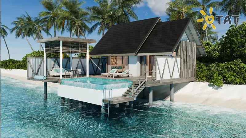 Фото отеля Meyyafushi Maldives 5* Lhaviyani atols Maldīvija ārpuse un baseini