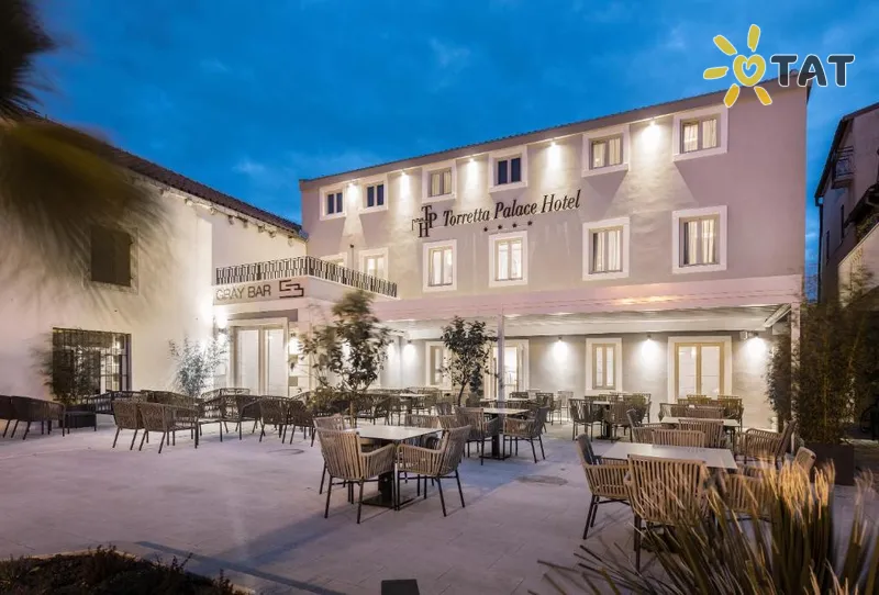 Фото отеля Torretta Palace Hotel 4* Zadaras Kroatija išorė ir baseinai