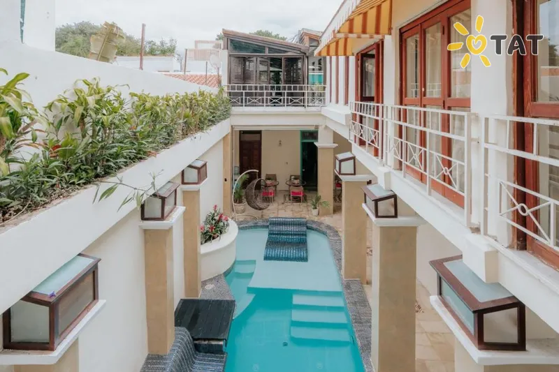 Фото отеля Casa Sanchez Boutique Hotel 3* Santodomingo Dominikānas republika ārpuse un baseini