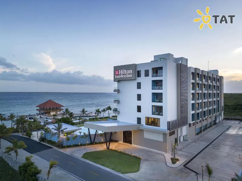 Фото отеля Hilton Garden Inn La Romana 3* Ла Романа Доминикана экстерьер и бассейны