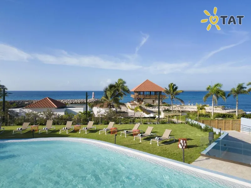 Фото отеля Hilton Garden Inn La Romana 3* Ла Романа Доминикана экстерьер и бассейны