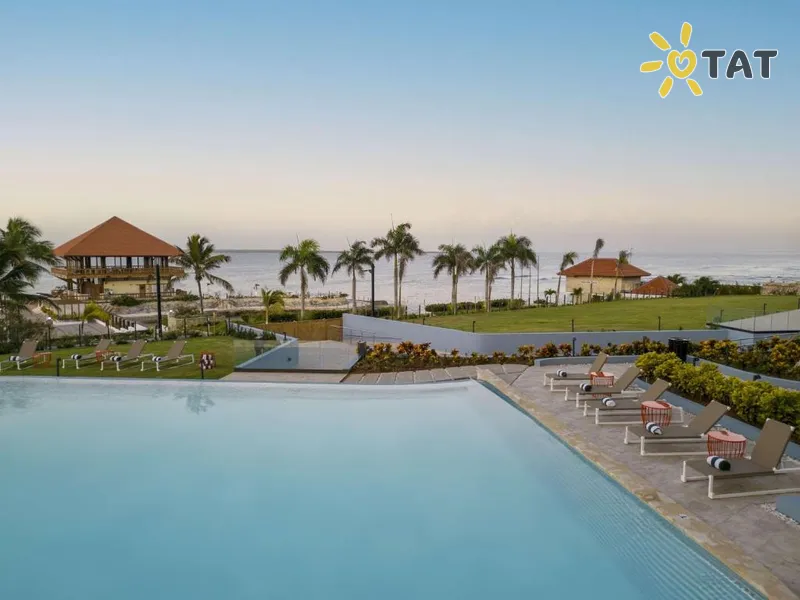 Фото отеля Hilton Garden Inn La Romana 3* Ла Романа Доминикана экстерьер и бассейны