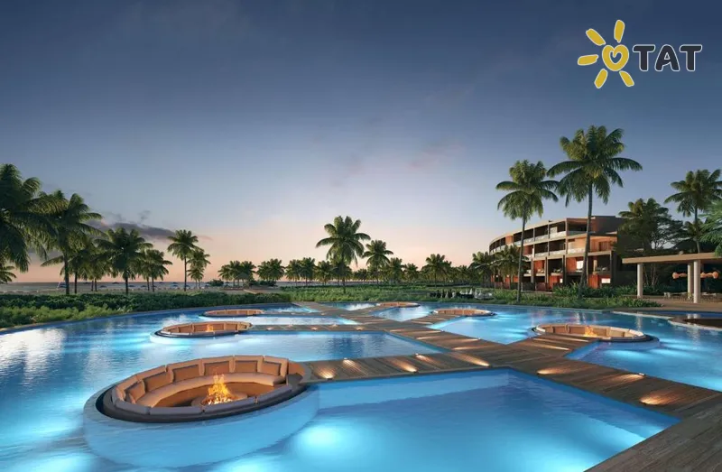 Фото отеля Zemi Miches All-Inclusive Resort 5* Пунта Кана Доминикана экстерьер и бассейны