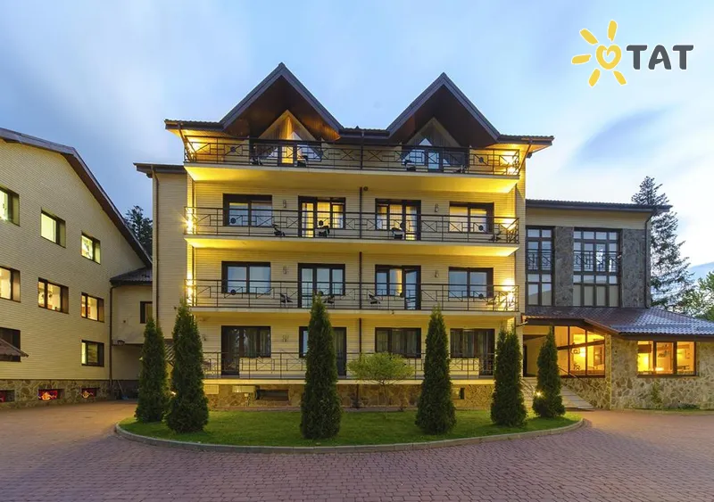 Фото отеля VitaPark Carpaty 4* Ždenijevas Ukraina – Karpatai išorė ir baseinai
