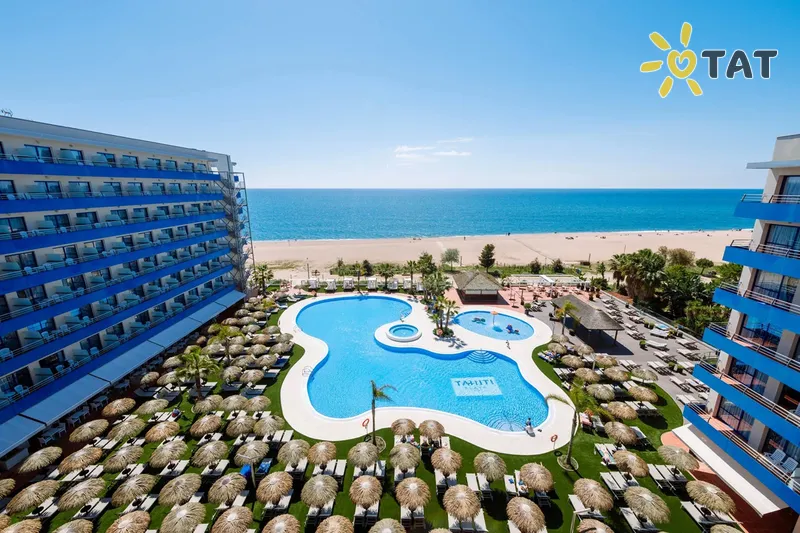 Фото отеля Tahiti Playa Hotel & Suites 4* Коста Дель Маресме Испания экстерьер и бассейны