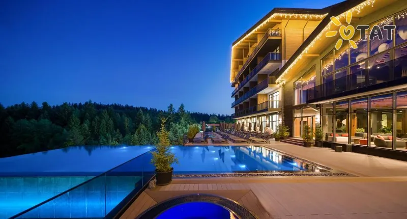 Фото отеля Apartel Skhidnytsya Wellness Resort 5* Сходница Украина экстерьер и бассейны