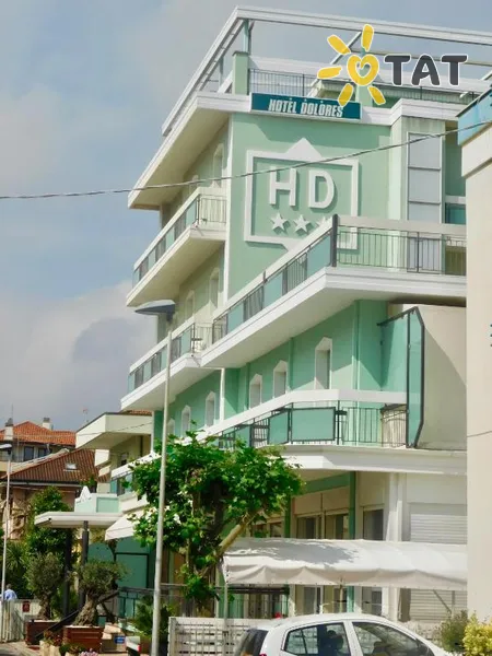 Фото отеля Dolores Rimini Hotel 3* Rimini Itālija ārpuse un baseini