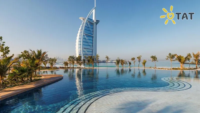Фото отеля Jumeirah Marsa Al Arab 5* Дубай ОАЭ экстерьер и бассейны